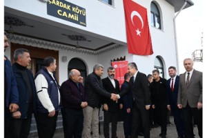 Çardak Köyü Camii Dualarla Hizmete Açıldı