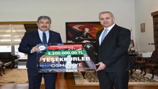 Gazze için Osmaniye’den 5,2 Milyon Tl’lik destek