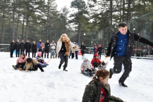 Osmaniye’de Kar Fest Coşkusu Başladı: Zorkun Beyaza Büründü