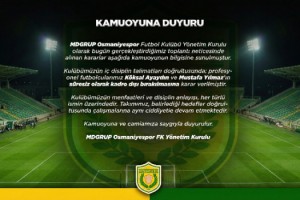 Osmaniyespor’da Kriz: İki Futbolcu Süresiz Kadro Dışı Bırakıldı
