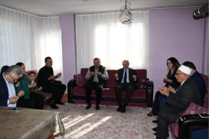 Vali Serdengeçti’den Şehit Polis Ökkeş Özdemir’in Ailesine Vefa Ziyareti