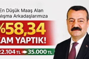 Yarbaşı Belediyesi’nde En Düşük Maaş 35 Bin TL