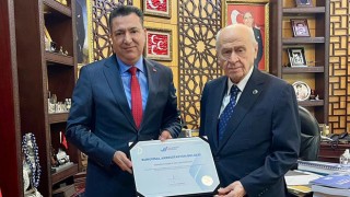 OKÜ Rektörü Turgay Uzun’dan Devlet Bahçeli’ye Ziyaret