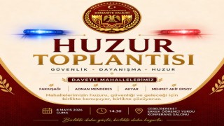 Osmaniye’de “Huzur Toplantıları” başlıyor