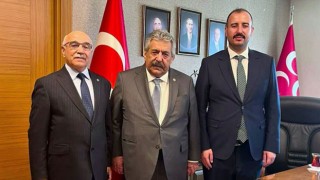 MHP Osmaniye Heyeti, Feti Yıldız’ı Genel Merkezde Ziyaret Etti