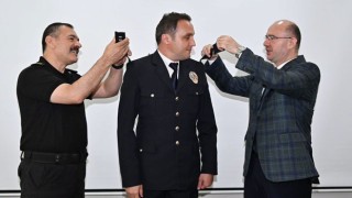 Osmaniye'de Terfi Eden Polis Amirlerine Rütbe Takma Töreni Düzenlendi