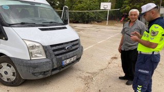 Sumbas’ta Jandarmadan Okul Servislerine Sıkı Denetim