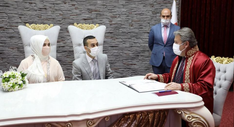 Kayseri Melikgazi'de nikahta '21' yoğunluğu