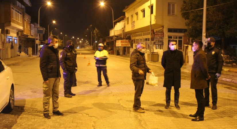 Kaymakam, uygulama noktalarını ziyaret etti