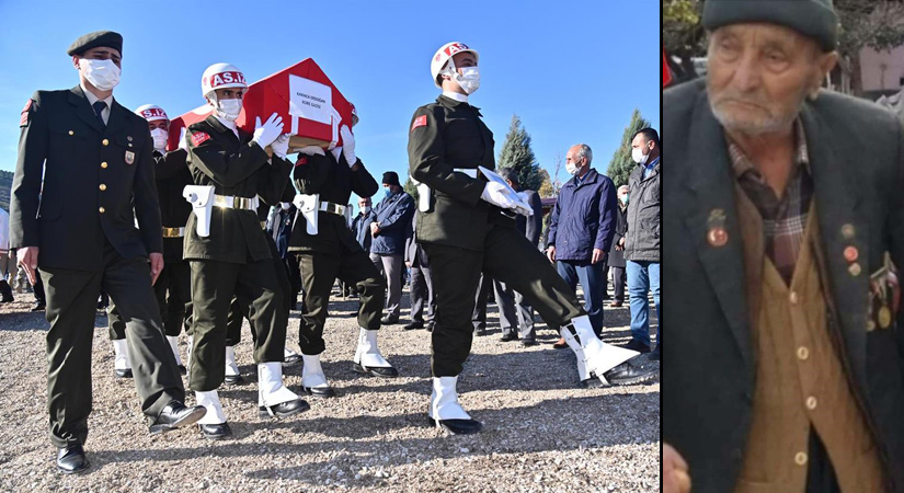 Kore gazisi Erdoğan, askeri törenle son yolculuğuna uğurlandı