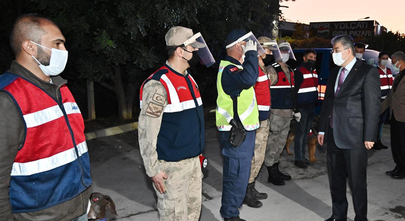 Yeni yıla girerken güvenlik güçlerine ziyaret