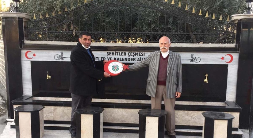 İşadamı, şehitler anısına çeşme yaptırdı