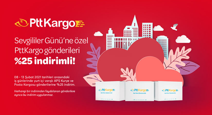 Ptt’den Sevgililer Günü’ne Özel İndirim