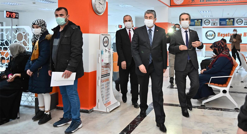 Vali Erdinç Yılmaz’dan Kurum ziyaretleri