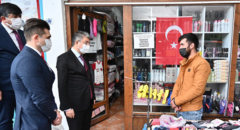 Vali Yılmaz, Bahçe’de denetimlerde bulundu