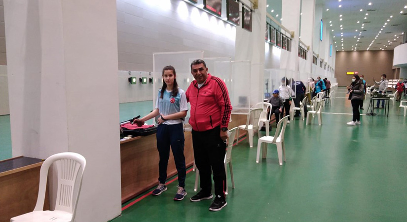 Havalı silah atışlarında Türkiye derecesi