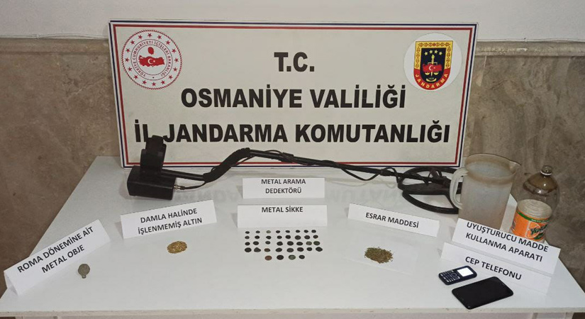 Kadirli’de tarihi eser kaçakçılığı operasyonu: 3 gözaltı