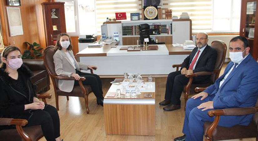Kaymakam İdil Özdemir'den Müftüye ziyaret
