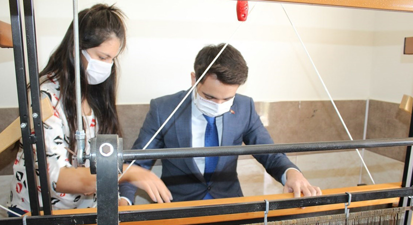 Kaymakam Kahraman’dan kurs ziyareti