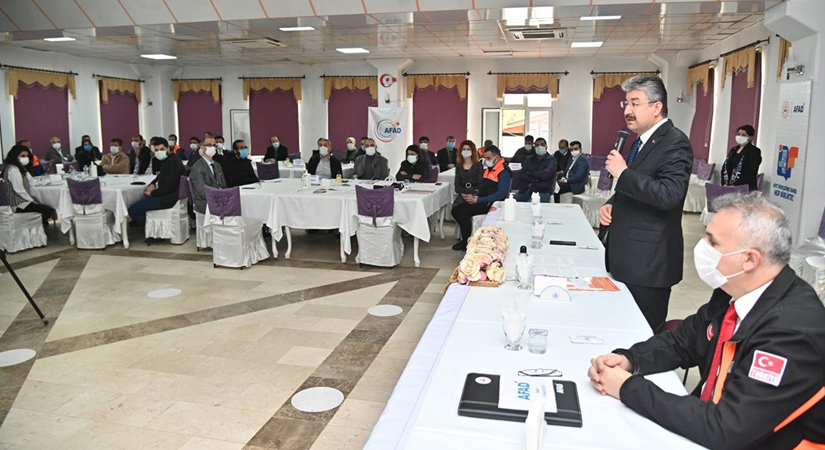 Risk azaltma planı birinci çalıştayı yapıldı