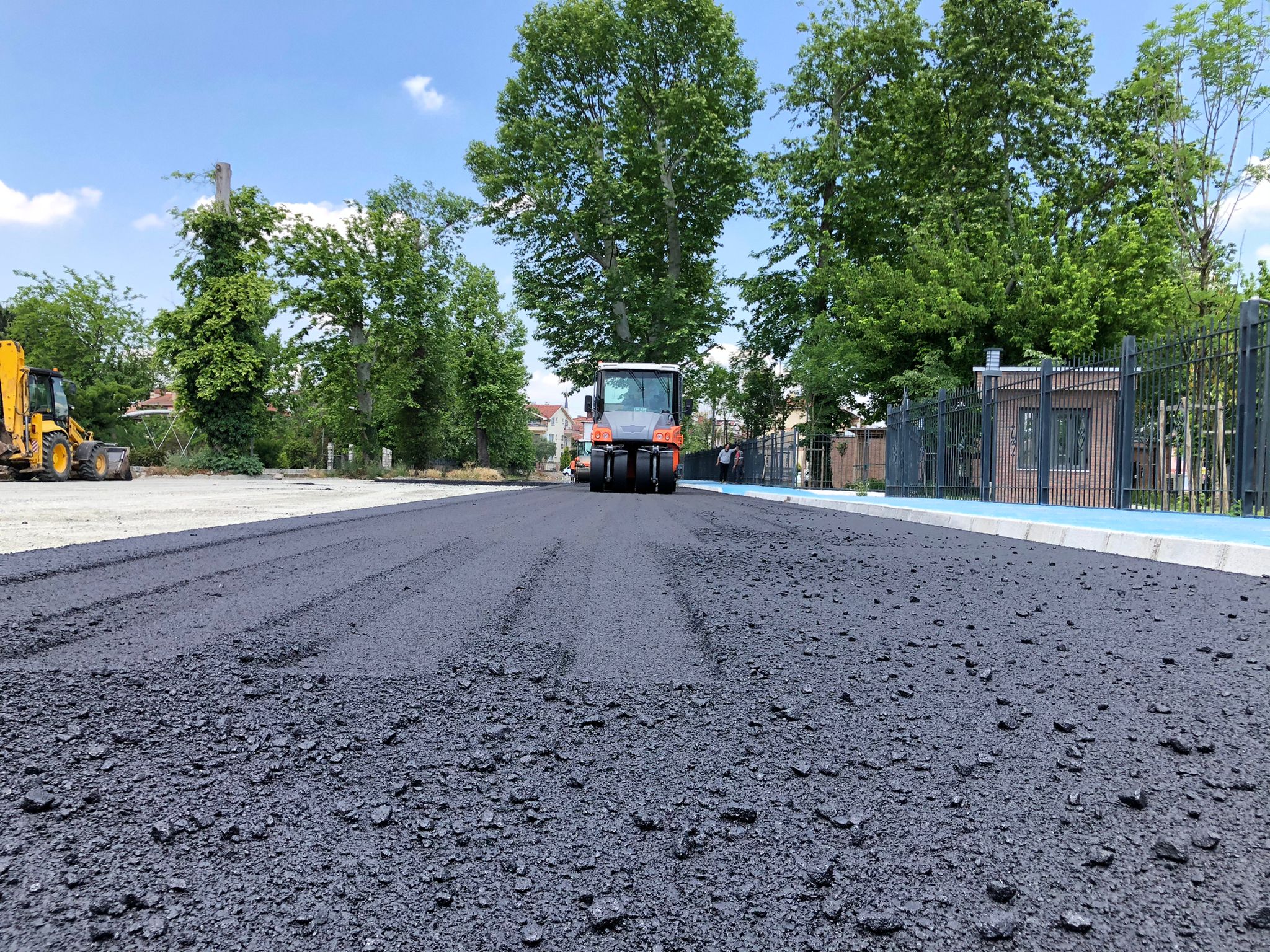 Sakarya Millet Bahçesi güzergahı asfaltla buluştu