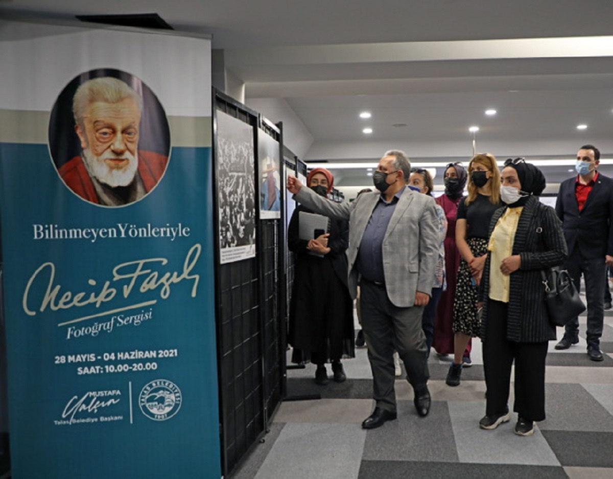 Talas’ta Necip Fazıl’ın anısına sergi