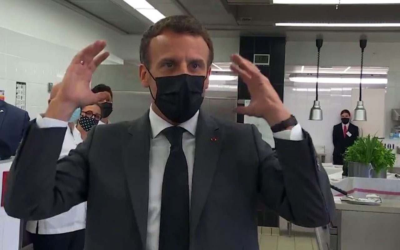 Macron’dan ilk açıklama: “Makamlara saygı gösterilmeli”