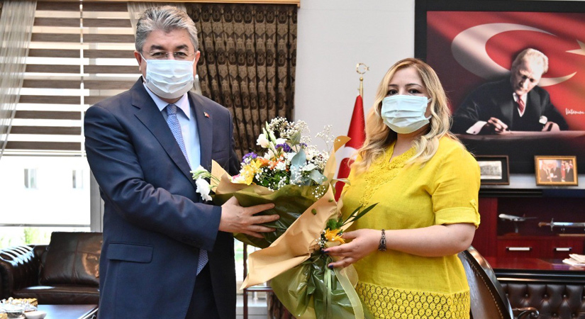 Kadın Taraftar Temsilcisi Erat’tan Vali Yılmaz'a ziyaret