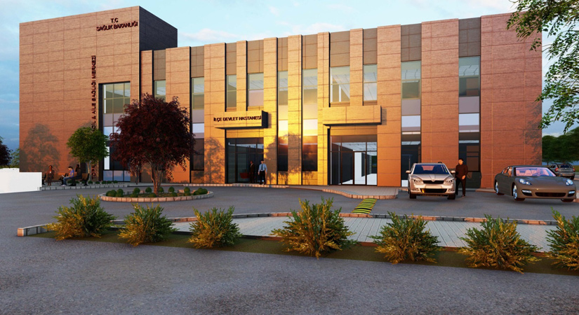 Toprakkale Entegre İlçe Devlet Hastanesi inşaatında inceleme