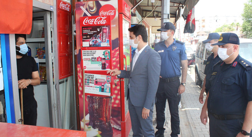 Toprakkale’de koronavirüs denetimleri sürüyor