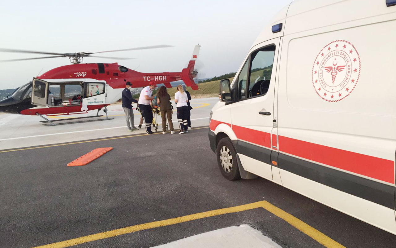 Bursa’da ambulans helikopterler acil gibi yetişiyor
