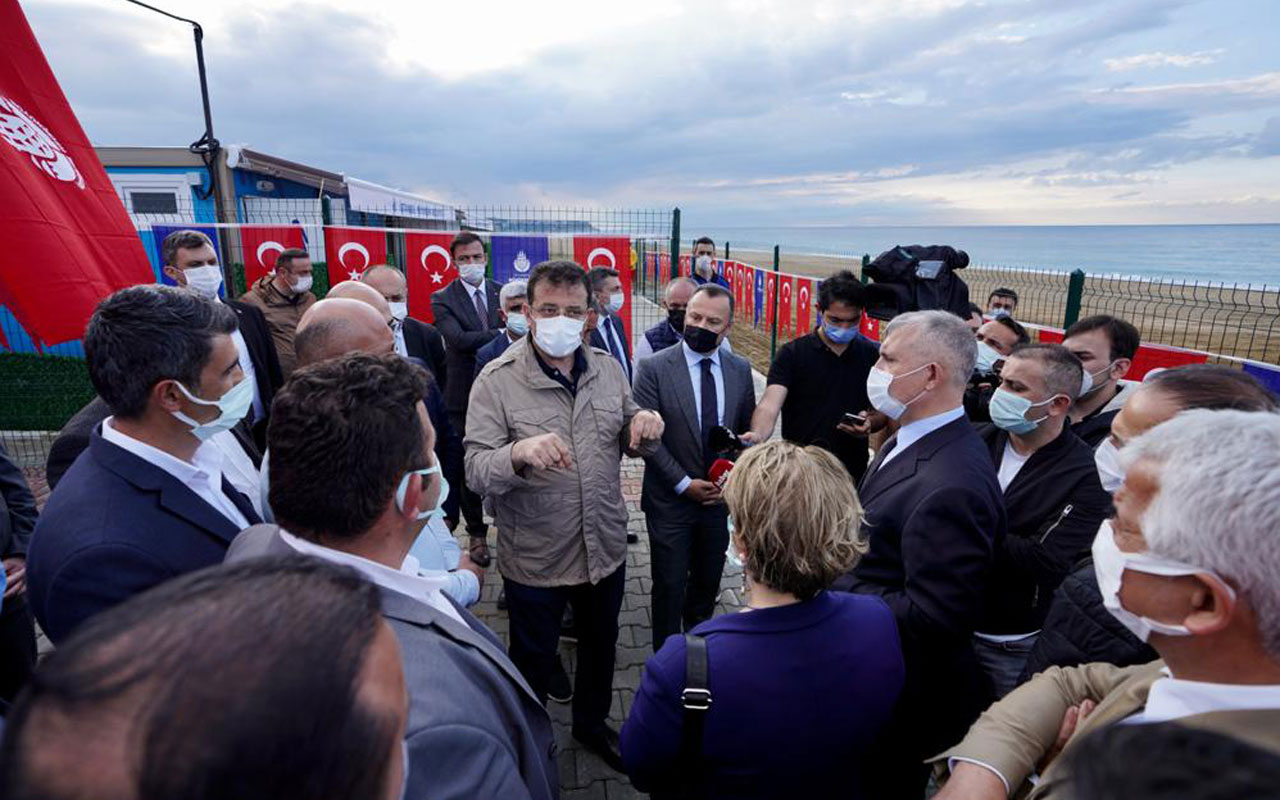 Başkan İmamoğlu, Karaburun’dan ‘Beton Kanal’a tepki gösterdi