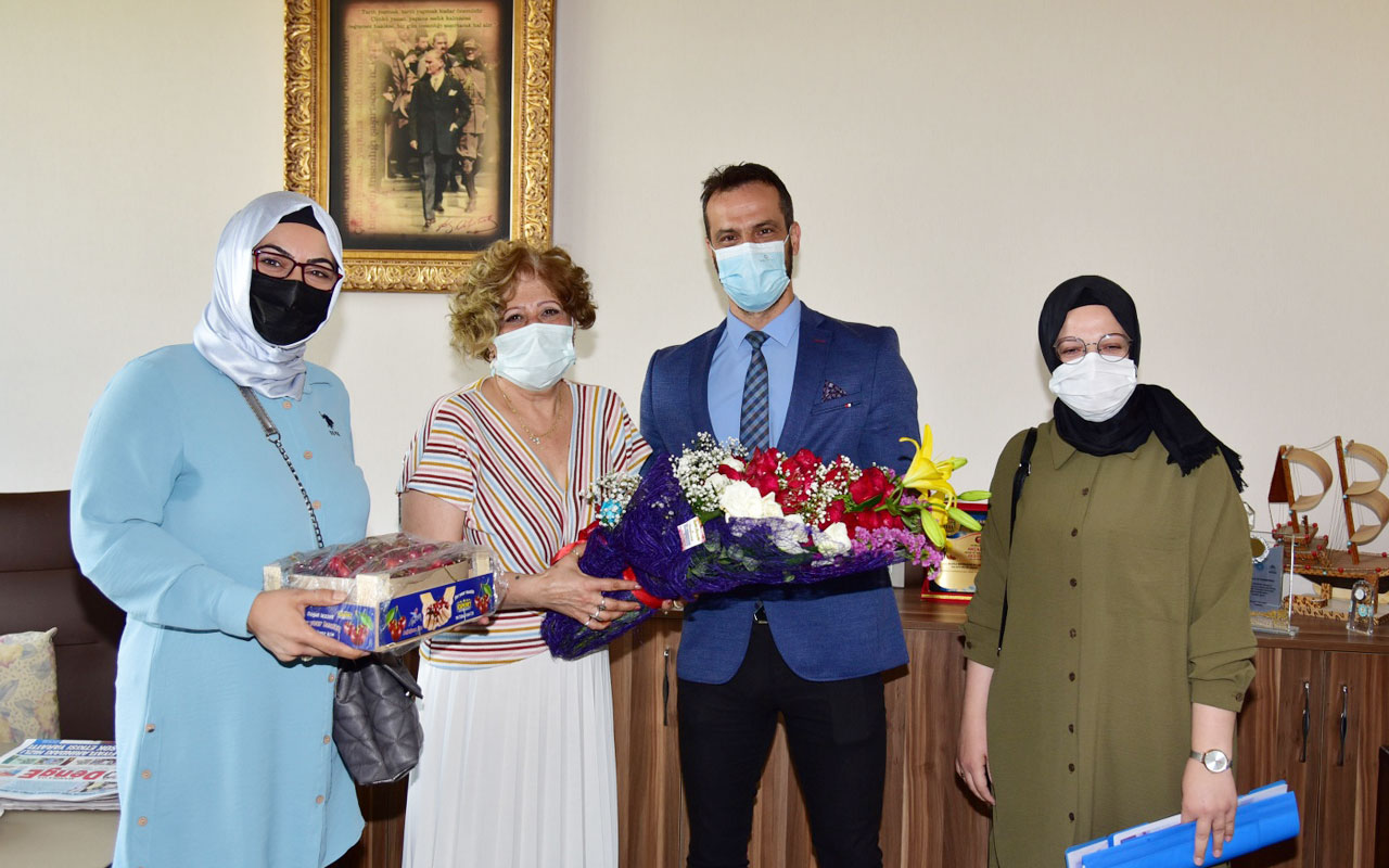 Manisa’da eğitime desteğe 41 gülle teşekkür