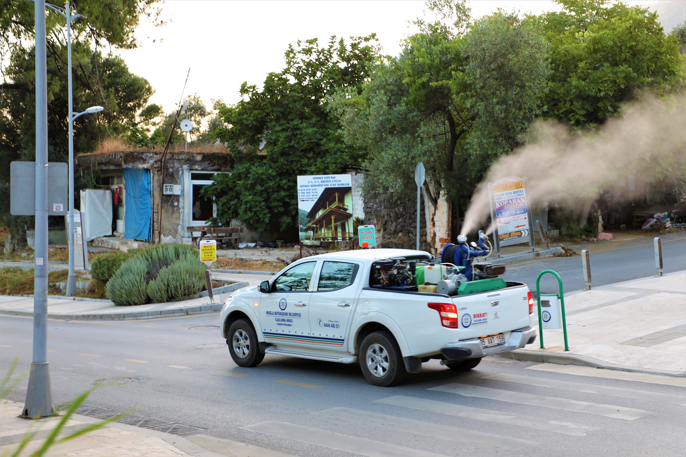 Muğla’da vektörle mücadele için soğuk sisleme uygulamaları başladı