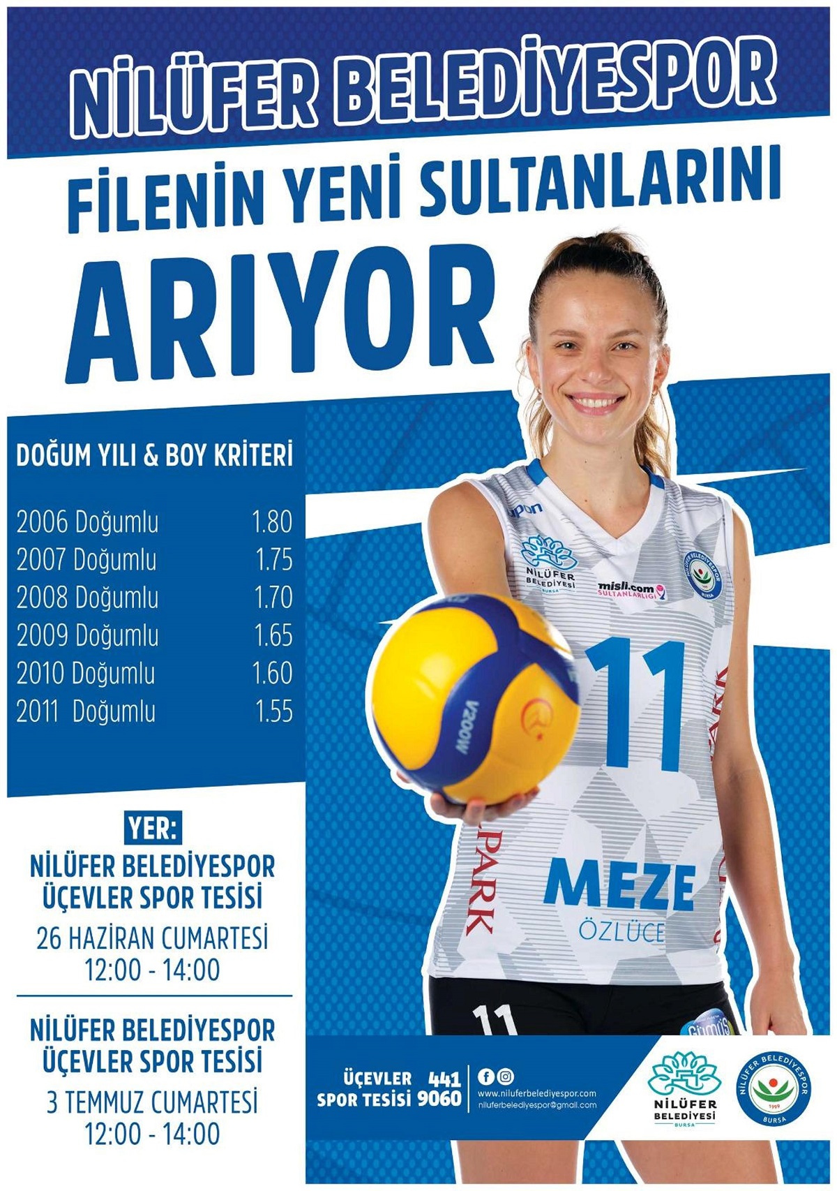 Bursa Nilüfer geleceğin sultanlarını arıyor