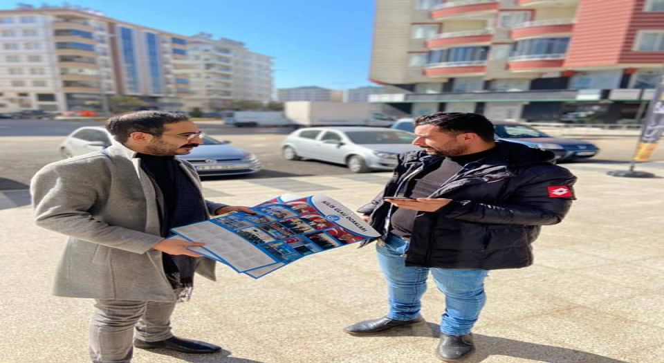 Kilis Ülkü Ocakları esnafa takvim dağıttı