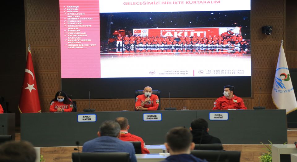 Denizli Pamukkale'de arama kurtarma eğitimleri sürüyor