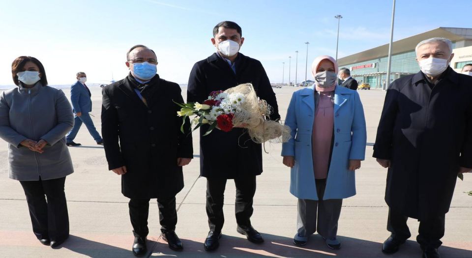 Bakan Kurum Elazığ'da incelemelerde bulundu