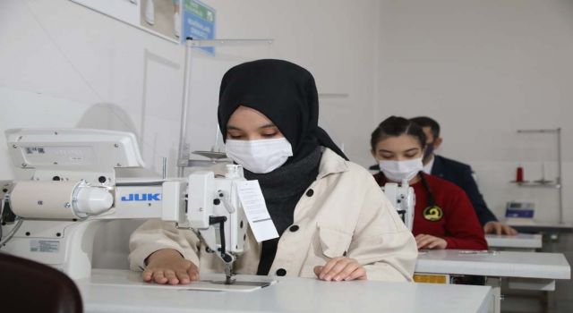 Meslek liselerinden altyapı ORAN'ı güçlendi