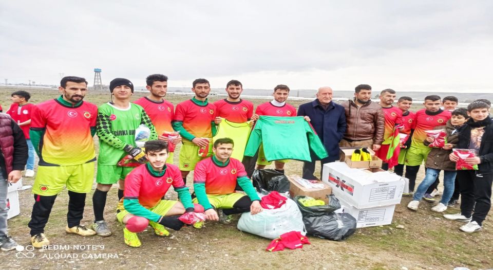 Batman Valisi Şahin'den amatörlere malzeme desteği