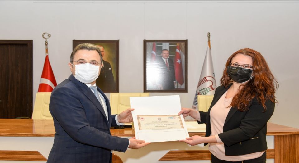 Deney hayvan araştırmacıları sertifikalarına kavuştu