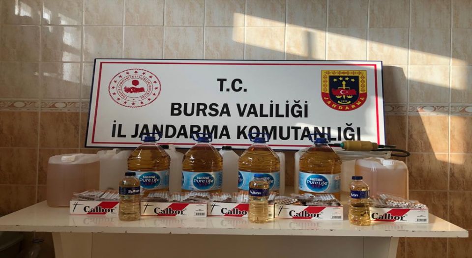 Bursa İnegöl'de kaçak içki operasyonu