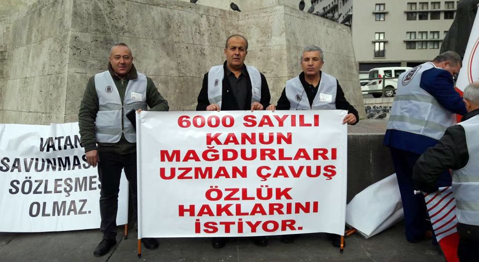 Yasa mağdurun 'Uzman Çavuş'lar çözüm bekliyor