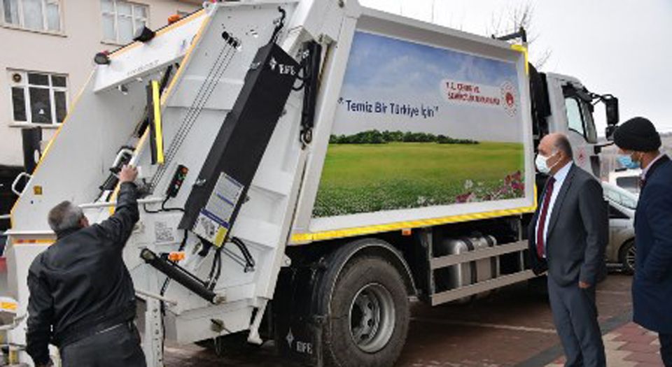 Malatya Doğanşehir'in temizlik filosuna araç takviyesi