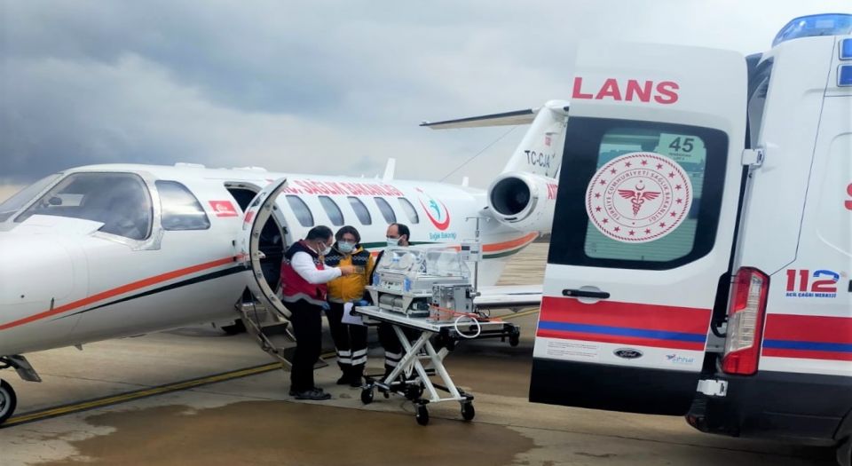 Vanlı 3 günlük bebek şifa için uçarak Bursa'ya geldi