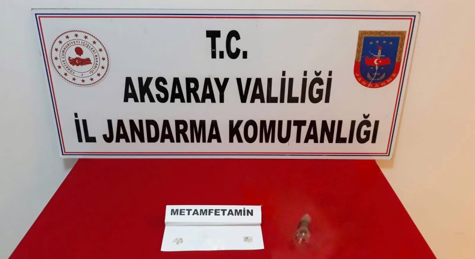 Aksaray'da Jandarma'dan uyuşturucu operasyonu