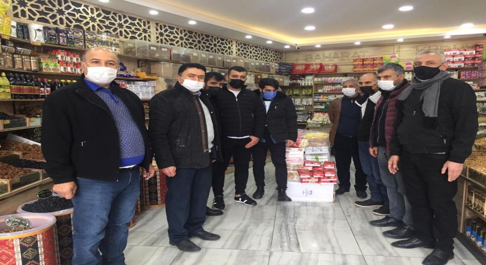 Batman'dan yerel esnaftan alışveriş yaptılar