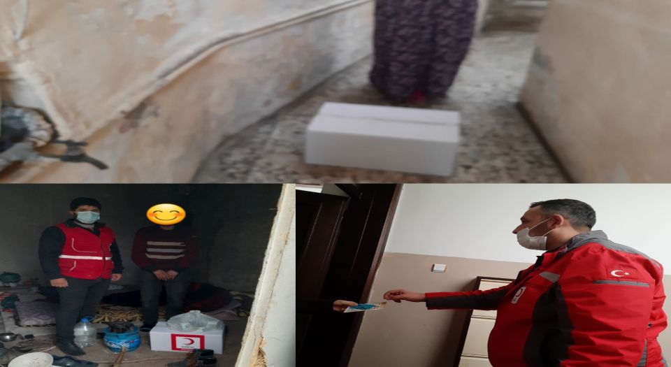 Kilis Kızılay’dan ihtiyaç sahiplerine gıda yardımı