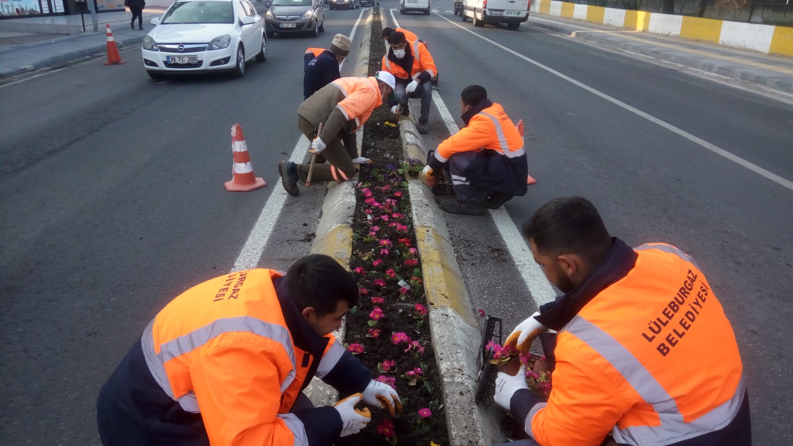 Lüleburgaz'a bahar geldi