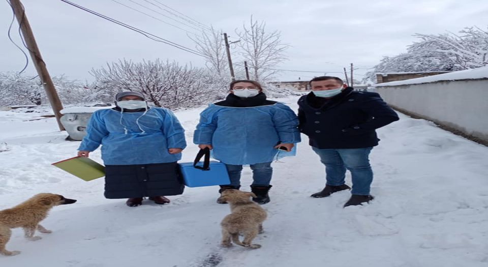 Erzincan her koşula rağmen aşılanıyor